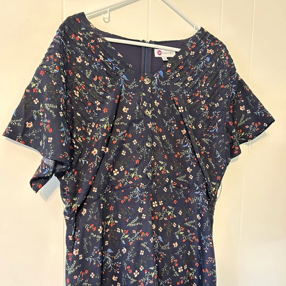 DM Fashion floral long dress, size XLarge, so cute for the fall! - Picture 2 of 4